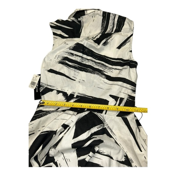 Iz Byer Sleeveless Shirt Dress – XS black and white Vintage 90’s - Picture 6 of 7